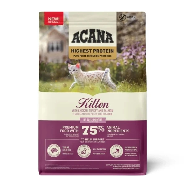 Acana Kitten Hindi ve Somon Balıklı Yavru Kedi Maması 1.8KG