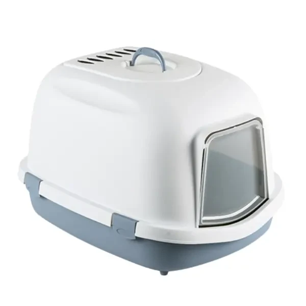 Stefanplast Super Queen Sert Plastik Kapalı Kedi Tuvaleti