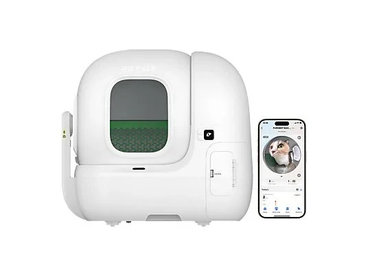 PETKIT Purobot Max Pro With Camera Akıllı Kedi Tuvaleti Beyaz